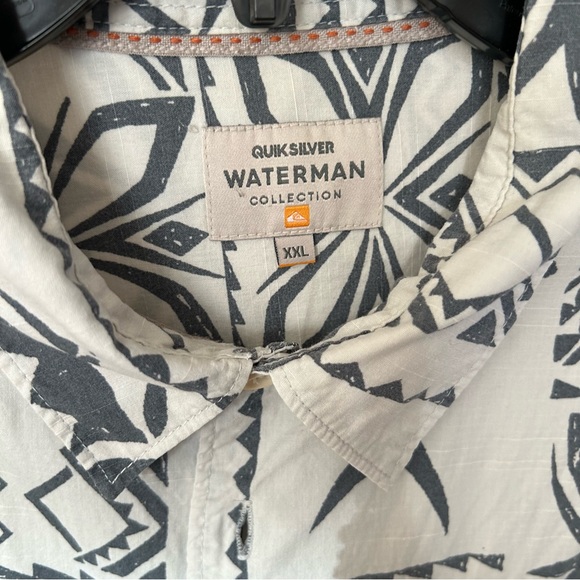 Quiksilver Waterman Tailored Fit Hawaiian Aloha Shirt - Picture 10 of 12